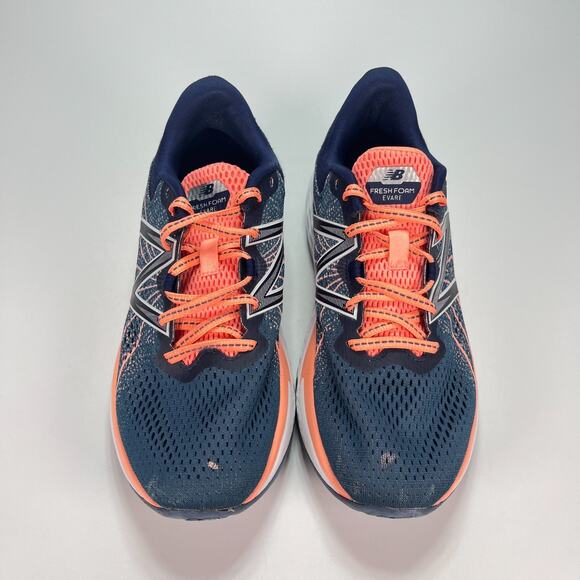 New Balance Fresh Foam Evare Blue Orange Running Shoes WVARELE1 Women's Size 7 - Picture 3 of 10